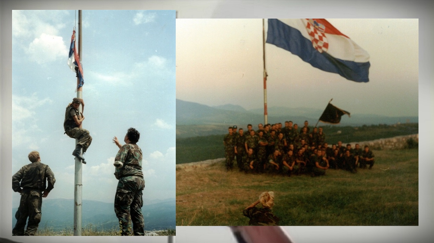 7. GBR Pume 5. kolovoza 1995. godine u Kninu, nakon podizanja zastave