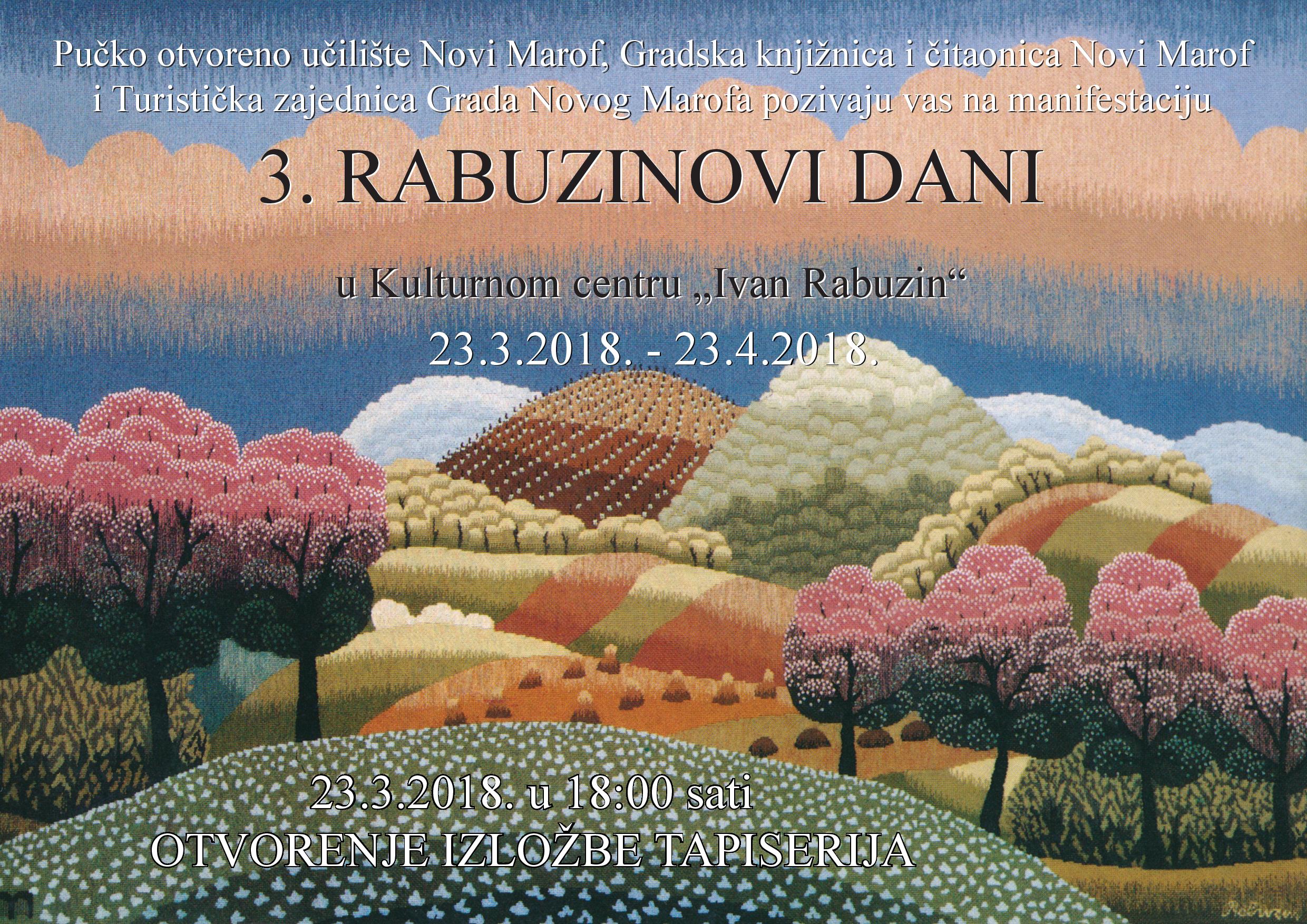 U Marofu 23 Ozujka Pocinju 3 Rabuzinovi Dani
